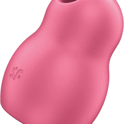 Satisfyer, Vibrator, Pressure Wave Vibrator, “Pro to Go 1”, 9 cm, Ideal on The go, 2 Motors, Colour:red