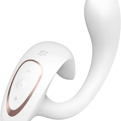 Satisfyer G for Goddess 1 Vibrator Sex Toy | Adult Toys for Women | Rabbit Vibrator with Adjustable Stimulation Angle | Vibrating Sexual Pleasure Device | Stimulation Vibrators (White)