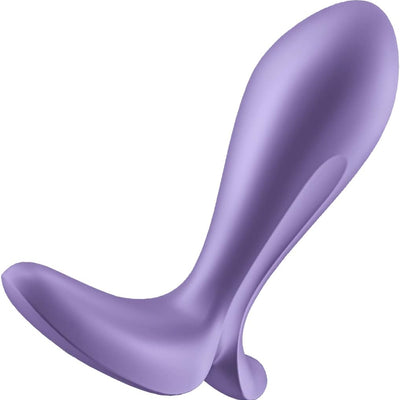 Satisfyer Intensity Plug Vibrator Sex Toy | Adult Toys for Women | Butt Plug in Vibrator | Vibrating Sexual Pleasure Device | Stimulation Vibrators | Unisex Sextoy (Purple)