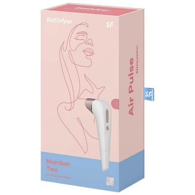 Satisfyer Number Two Vibrator Sex Toy | Adult Toys for Women | Clitoris Stimulator Airpulse Vibrator | Vibrating Sexual Pleasure Device | Stimulation Vibrators | Female Wellness Tools | Woman Sextoy
