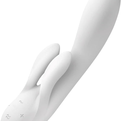 Satisfyer Double Flex Connect App Vibrator Sex Toy | Adult Toys for Women | G-Spot Clit Stimulation | Vibrating Sexual Pleasure Device | Stimulation Vibrators | Woman Sextoy (White)