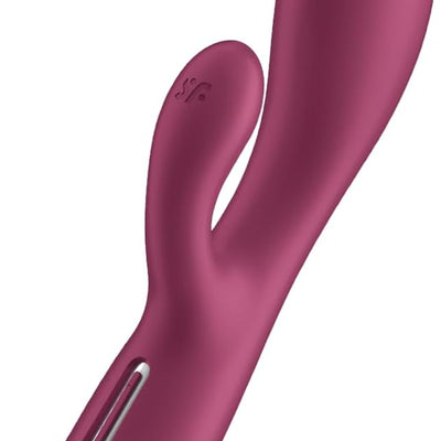 Satisfyer Spinning Rabbit 1 (Red) Vibrator Sex Toy | Adult Toys for Women | Rabbit Vibrator + Rotation | Vibrating Sexual Pleasure Device | Stimulation Vibrators | Female Wellness Tools