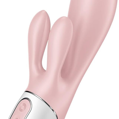 Satisfyer Air Pump Bunny 3 Vibrator Sex Toy | Adult Toys for Women | Rabbit Vibrator with Inflatable Shaft | Vibrating Sexual Pleasure Device | Stimulation Vibrators | Female Wellness Tools