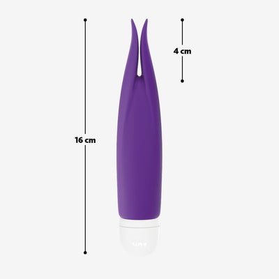 Fun Factory Adult Toys | 'VOLITA' Mini Vibrator for Women | Mini Vibrator Sex Toy | Personal Massager for Women Made with Medical Grade Body Safe Silicone(Violet)