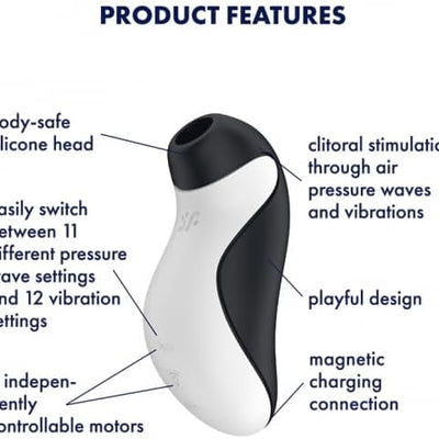 Satisfyer Orca Vibrator Sex Toy | Adult Toys for Women | Best Sucking Clitoral Stimulation Vibrator | Vibrating Sexual Pleasure Device | Stimulation Vibrators | Female Wellness Tools | Woman Sextoy