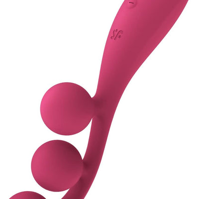 Satisfyer Tri Ball 1 Vibrator Sex Toy | Adult Toys for Women | Multi Vibrator with 3 Power Motors | Vibrating Sexual Pleasure Device | Stimulation Vibrators | Female Wellness Tools | Woman Sextoy