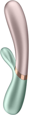 Satisfyer Hot Lover Connect App Vibrator Sex Toy | Adult Toys for Women | Rabbit Vibrator + Heat + APP | Vibrating Sexual Pleasure Device | Stimulation Vibrators | Woman Sextoy (Green)