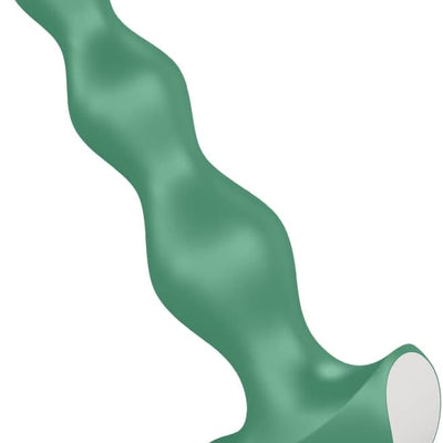 Satisfyer Lolli-Plug 2 Anal Vibrator - Vibrating Anal Plug, Round Shaped Beads with Increasing Diameter and Wide Base - Suitable for Beginners, Waterproof, Rechargeable (Green)