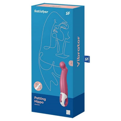 Satisfyer Petting Hippo Vibrator Sex Toy | Adult Toys for Women | Strong G-Spot Clitoral Stimulation | Vibrating Sexual Pleasure Device | Stimulation Vibrators | Female Wellness Tools | Woman Sextoy