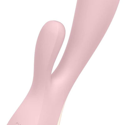 Satisfyer Mono Flex Connect App Vibrator Sex Toy | Adult Toys for Women | Rabbit Vibrator + APP | Vibrating Sexual Pleasure Device | Stimulation Vibrators | Woman Sextoy (Pink)
