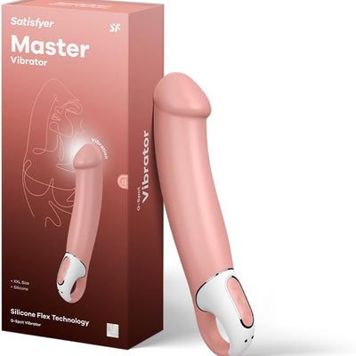 Satisfyer Master Vibrator Sex Toy | Adult Toys for Women | XXL G-Spot Clitoral Stimulation Vibrator | Vibrating Sexual Pleasure Device | Stimulation Vibrators | Female Wellness Tools | Woman Sextoy