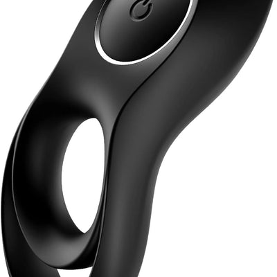 Satisfyer Legendary Duo | Penis Ring | 12 Vibration Programs | Waterproof (IPX7) | Rechargeable Battery | Skin-Friendly Silicone