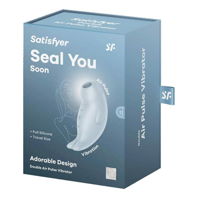 Satisfyer Seal You Soon Vibrator Sex Toy | Adult Toys for Women | Clitoral Stimulation Vibrator | Vibrating Sexual Pleasure Device | Stimulation Vibrators | Female Wellness Tools | Woman Sextoy