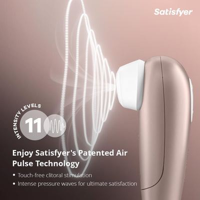 Satisfyer Number One Vibrator Sex Toy | Adult Toys for Women | Clitoris Stimulator Airpulse Vibrator | Vibrating Sexual Pleasure Device | Stimulation Vibrators | Female Wellness Tools | Woman Sextoy