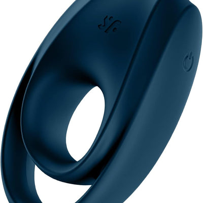 Satisfyer Incredible Duo Cock Ring - Vibrating Penis and Testicle Ring for Longer, Harder, Stronger Erections, Erection Enhancing Penis Ring Plus Vibration - Waterproof, Rechargeable