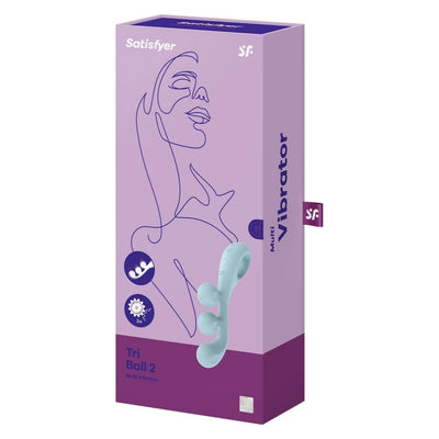 Satisfyer Tri Ball 2 Vibrator Sex Toy | Adult Toys for Women | Multi Vibrator with 10 Vibration Modes | Vibrating Sexual Pleasure Device | Stimulation Vibrators | Female Wellness Tools | Woman Sextoy