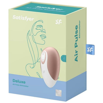 Satisfyer Deluxe Vibrator Sex Toy | Adult Toys for Women | Womens Clitoral Air Pulse Vibrator | Vibrating Sexual Pleasure Device | Stimulation Vibrators | Female Wellness Tools | Woman Sextoy