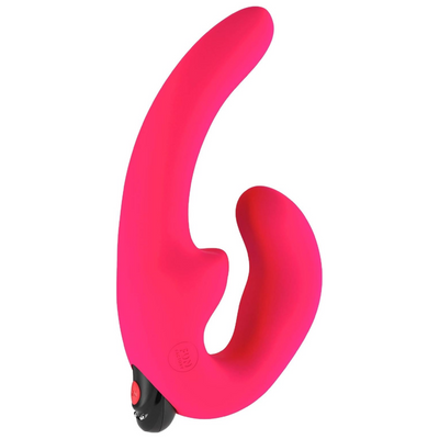 Fun Factory Adult Toys | 'Share Dildo' - 'Share Vibe' Vibrator Couples Sex Toys | Strapless Strap On Dildo Pleasure Toys for Women - Couples (Share Vibe Pink)