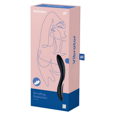 Satisfyer Rrrolling Explosion Vibrator Sex Toy | Adult Toys for Women | G-Spot Clitoral Stimulation | Vibrating Sexual Pleasure Device | Stimulation Vibrators | Female Wellness Tools | Woman Sextoy