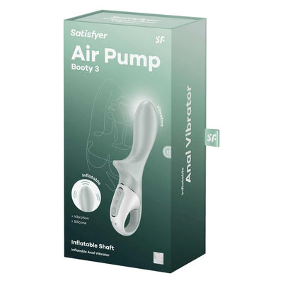 Satisfyer Air Pump Booty 3 Vibrator Sex Toy | Adult Toys for Women & Men | Anal Vibrator for Couples | Vibrating Sexual Pleasure Device | Stimulation Vibrators | Unisex Sextoy