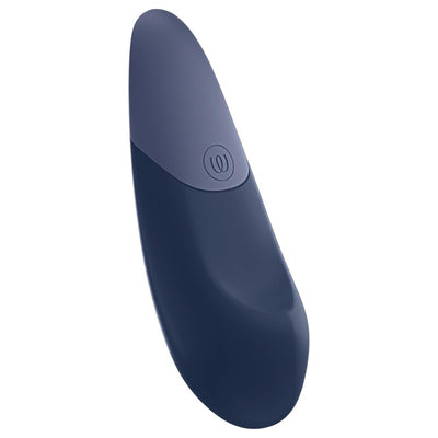Womanizer Vibe Lay On Clitoris Vibrator for Women | Silent Clit Stimulation Adult Toys | Vibrating Sex Toy | Clitoral Stimulator for Woman with 10 Patterns & Speeds | Waterproof & Rechargeable | Blue