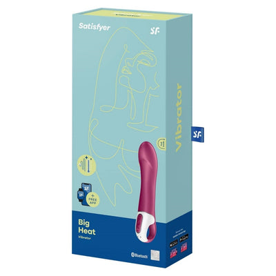 Satisfyer Big Heat Connect App Vibrator Sex Toy | Adult Toys for Women | Best G-Spot Clit Stimulation | Vibrating Sexual Pleasure Device | Stimulation Vibrators | Female Wellness Tools | Woman Sextoy