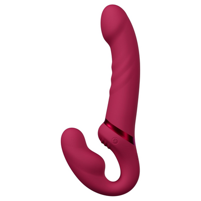 LOVENSE Lapis Strapless Strap on Dildos Double-Ended G Spot Vibrator with Flexible Bulb Vibrating Butt Plug Adult Toy & Game Remote Control Clitoral Stimulator Sex Toys for Women Lesbian Couple
