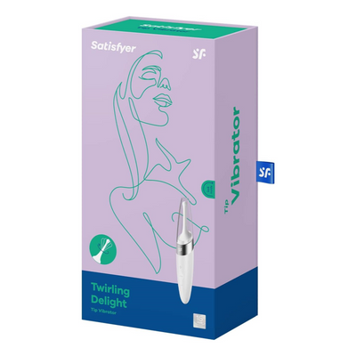 Satisfyer Twirling Delight Vibrator Sex Toy | Adult Toys for Women | Tip Vibrator with 40 Vibration Combinations | Vibrating Sexual Pleasure Device | Stimulation Vibrators (White)