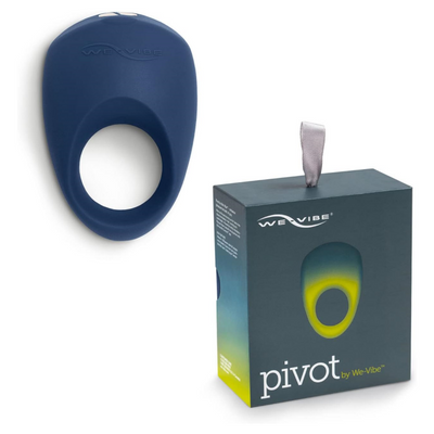 We-Vibe Pivot Vibrating Cock Ring for Men | Pleasure Penis Ring for Enhancing Stronger Erections Male Sex Toys | Long Distance App Control Vibrating Stimulation Device for Couples | 10 Vibration Modes