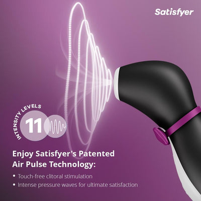 Satisfyer Penguin Vibrator Sex Toy | Adult Toys for Women | Suction Clitoral Stimulation Vibrator | Vibrating Sexual Pleasure Device | Stimulation Vibrators | Female Wellness Tools | Woman Sextoy