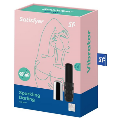 Satisfyer Sparkling Darling | Bullet Vibrator | 15 Vibration Programs | Clitoral Stimulation | Rounded tip for targeted Stimulation | Waterproof (IPX7) | Rechargeable Battery | Skin-Friendly Silicone
