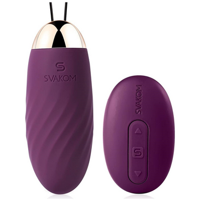 Bullet Vibrator with Remote Control for G Spot Stimulation,SVAKOM Elmer Wireless Vibrating Eggs, Wearable Love Balls with 26 Vibration Patterns, Silicone Clitoral Massager Sex Toys for Women
