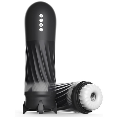 Tracy's Dog Automatic Male Masturbator, Adult Sex Toys for Men with 3 Twisting and 5 Thrusting Vibration Modes, Hands-Free Heating Male Vibrating Stroker for Men Guy Pleasure, Steelcan