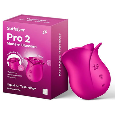 Satisfyer Pro 2 Modern Blossom Vibrator Sex Toy | Adult Toys for Women | Best Clitoral Stimulator | Vibrating Sexual Pleasure Device | Stimulation Vibrators | Female Wellness Tools | Woman Sextoy