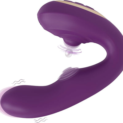 Tracy's Dog G Spot Vibrator, 3 in 1 Adult Sex Toys for Women with 3 x 3 x 7 Tapping & Pulsating Modes for Clitoral Nipple Anal Stimulation, Bendable Adult Toys Dildo for Women Couple (Cobra II)
