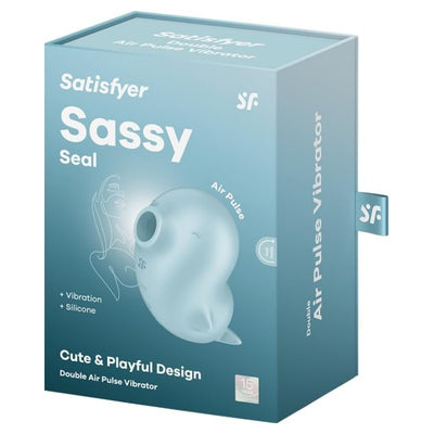 Satisfyer Sassy Seal Vibrator Sex Toy | Adult Toys for Women | Sucking Clitoral Stimulation Vibrator | Vibrating Sexual Pleasure Device | Stimulation Vibrators | Female Wellness Tools | Woman Sextoy