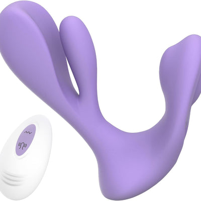 Tracy's Dog Adult Sex Toys - Clitoral Grinding G Spot Rotating Vibrator for Dual Stimulation, Remote Control Wearable Vibrators with 3 Rotating and 10 Vibration Modes for Women Couple Play