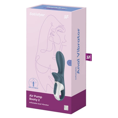 Satisfyer Air Pump Booty 2 Vibrator Sex Toy | Adult Toys for Women | Anal Stimulation Vibrator | Vibrating Sexual Pleasure Device | Stimulation Vibrators | Female Wellness Tools | Best Woman Sextoy