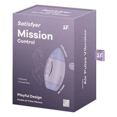 Satisfyer Mission Control Vibrator Sex Toy | Adult Toys for Women | Clitoral Stimulation Vibrator | Vibrating Sexual Pleasure Device | Stimulation Vibrators | Female Wellness Tools | Woman Sextoy