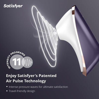 Satisfyer Traveler Vibrator Sex Toy | Adult Toys for Women | Suction & Clitoral Stimulation Vibrator | Vibrating Sexual Pleasure Device | Stimulation Vibrators | Female Wellness Tools | Woman Sextoy