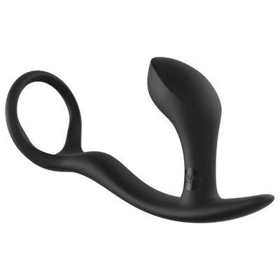 Fun Factory Adult Toys | Bootie Butt Plug Sex Toy | Curved Anal Plug Adult Toy | Sex Toys for Women, Men, & Couples (Ring Black)