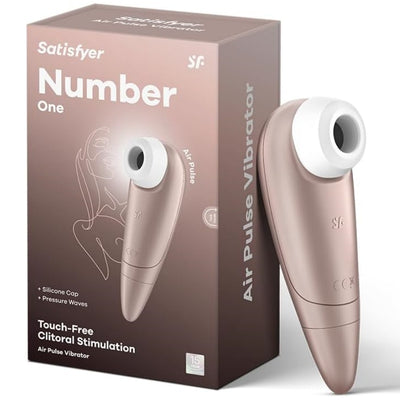 Satisfyer Number One Vibrator Sex Toy | Adult Toys for Women | Clitoris Stimulator Airpulse Vibrator | Vibrating Sexual Pleasure Device | Stimulation Vibrators | Female Wellness Tools | Woman Sextoy