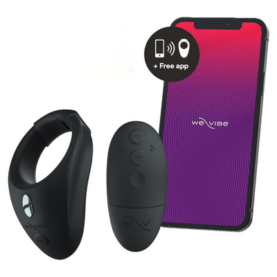 We-Vibe Bond Wearable Cock Ring Vibrator Sex Toy | Vibrating Penis Ring | App & Remote Controlled | Powerful Male Vibrator with 2 Sizes & Custom Fit | Adult Sex Toys Gifts for Men and Couples