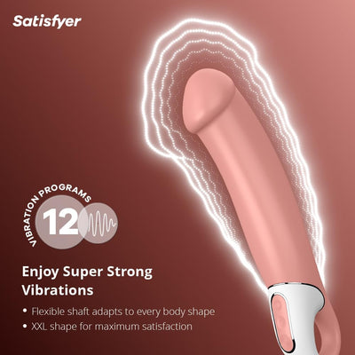 Satisfyer Master Vibrator Sex Toy | Adult Toys for Women | XXL G-Spot Clitoral Stimulation Vibrator | Vibrating Sexual Pleasure Device | Stimulation Vibrators | Female Wellness Tools | Woman Sextoy