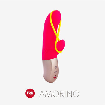 Fun Factory Adult Toys | 'Amorino' Rabbit Vibrator | Vibrating Womens Sex Toys | Sex Toys for Women, Men, & Couples (Pink)