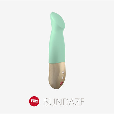 Fun Factory Adult Toys | 'Sundaze' Pulse Vibe Women Vibrator | Realistic Thrusting Vibrator | Personal Massager for Women (Pistachio Green)