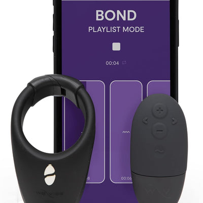 We-Vibe Bond Wearable Cock Ring Vibrator Sex Toy | Vibrating Penis Ring | App & Remote Controlled | Powerful Male Vibrator with 2 Sizes & Custom Fit | Adult Sex Toys Gifts for Men and Couples