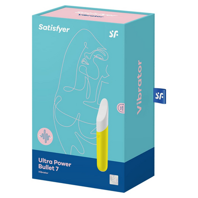 Satisfyer Ultra Power Bullet 7 Vibrator Sex Toy | Adult Toys for Women | Mini Clitoral Vibrator | Vibrating Sexual Pleasure Device | Stimulation Vibrators | Woman Sextoy (Yellow)