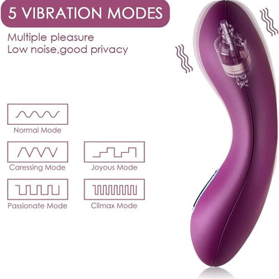 SVAKOM Echo Clitoral Vibrators for Women,Tongue-Shaped Female Vibrator Rechargeable Stimulator Stimulation Clit Dildo Adult Sex Toys for Couples for Beginners(Violet)