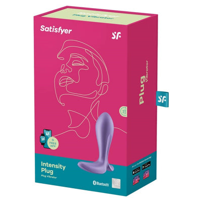 Satisfyer Intensity Plug Vibrator Sex Toy | Adult Toys for Women | Butt Plug in Vibrator | Vibrating Sexual Pleasure Device | Stimulation Vibrators | Unisex Sextoy (Purple)